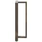 Preview: Bartischbeine T-Form 2 Stk. Naturstahl 60x35x(110-111) cm Stahl