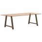 Preview: Couchtischbeine A-Form 2 Stk. 100x(72-73) cm Stahl