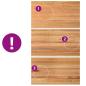 Preview: Esstisch Hellbraun 180x100x74 cm Massivholz Eiche Rechteckig