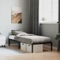 Preview: ARDEBO.de - Bettgestell Metall Schwarz 80x200 cm