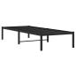 Preview: Bettgestell Metall Schwarz 80x200 cm