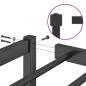Preview: Bettgestell Metall Schwarz 80x200 cm