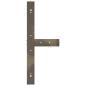 Preview: Esstischbeine T-Form 2 Stk. Naturstahl 90x35x(72-73) cm Stahl