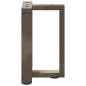 Preview: Couchtischbeine T-Form 2 Stk. Naturstahl 38x25x(42-43) cm Stahl