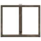 Preview: Esstischbeine T-Form 2 Stk. Naturstahl 100x35x(72-73) cm Stahl