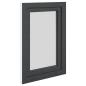 Preview: Kellerfenster RISOR 60x80 cm Dreh Kipp DIN Rechts Anthrazit