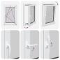 Preview: Kellerfenster RISOR 60x80 cm Dreh Kipp DIN Rechts Anthrazit