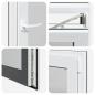 Preview: Kellerfenster RISOR 60x80 cm Dreh Kipp DIN Rechts Anthrazit