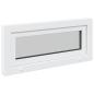 Preview: Kellerfenster RISOR 90x40 cm Kipp 3-fach Verglasung Weiß