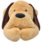 Preview: Hund Kuscheltier Plüsch Braun 80 cm