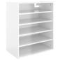 Preview: Schuhschrank Hochglanz-Weiß 60x35x70 cm Holzwerkstoff