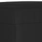 Preview: Fußhocker Schwarz 60x50x41 cm Mikrofasergewebe