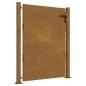 Preview: Gartentor 105x155 cm Cortenstahl