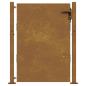 Preview: Gartentor 105x155 cm Cortenstahl