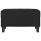Preview: Fußhocker Schwarz 70x55x41 cm Mikrofasergewebe