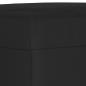 Preview: Fußhocker Schwarz 70x55x41 cm Mikrofasergewebe