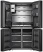 Preview: Hisense RQ760N4IFE Stand Side by Side Kombination MultiDoor, 91,4 cm breit, 577 L, Total NoFrost, Wasser-/Eisspender, Festwasseranschluss, WLAN, Schwarz Inox
