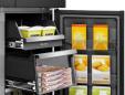 Preview: Hisense RQ760N4IFE Stand Side by Side Kombination MultiDoor, 91,4 cm breit, 577 L, Total NoFrost, Wasser-/Eisspender, Festwasseranschluss, WLAN, Schwarz Inox