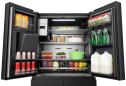 Preview: Hisense RQ760N4IFE Stand Side by Side Kombination MultiDoor, 91,4 cm breit, 577 L, Total NoFrost, Wasser-/Eisspender, Festwasseranschluss, WLAN, Schwarz Inox