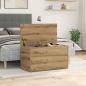 Preview: ARDEBO.de - Aufbewahrungstruhe Artisan-Eiche 84x42x46 cm Holzwerkstoff