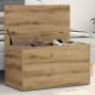 Preview: Aufbewahrungstruhe Artisan-Eiche 84x42x46 cm Holzwerkstoff