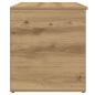 Preview: Aufbewahrungstruhe Artisan-Eiche 84x42x46 cm Holzwerkstoff