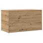 Preview: Aufbewahrungstruhe Artisan-Eiche 84x42x46 cm Holzwerkstoff