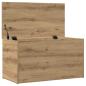 Preview: Aufbewahrungstruhe Artisan-Eiche 84x42x46 cm Holzwerkstoff