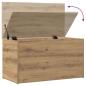 Preview: Aufbewahrungstruhe Artisan-Eiche 84x42x46 cm Holzwerkstoff
