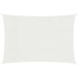 Preview: ARDEBO.de - Sonnensegel 160 g/m² Weiß 2x3,5 m HDPE