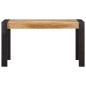 Preview: Esstisch 140x70x76 cm Raues Mango-Massivholz