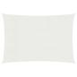 Preview: ARDEBO.de - Sonnensegel 160 g/m² Weiß 2x2,5 m HDPE