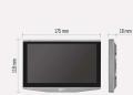 Preview: EMOS H4021 GoSmart 7" Zusatzmonitor IP-750B für Video-Türsprechanlage IP-750A, 145×205×12mm, silber (3010040210 )