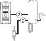 Preview: EMOS H1085 Gegensprechanlage Set, 1 Teilnehmer, 12 V DC, Kunststoff, weiß (3010000291 )