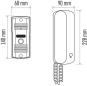 Preview: EMOS H1085 Gegensprechanlage Set, 1 Teilnehmer, 12 V DC, Kunststoff, weiß (3010000291 )