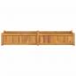 Preview: Hochbeet 150x30x25 cm Massivholz Teak 