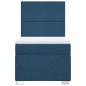 Preview: Boxspringbett mit Matratze Blau 80x200 cm Stoff