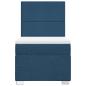 Preview: Boxspringbett mit Matratze Blau 80x200 cm Stoff