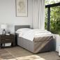 Preview: Boxspringbett mit Matratze Taupe 80x200 cm Stoff