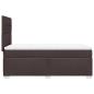 Preview: Boxspringbett mit Matratze Dunkelbraun 80x200 cm Stoff