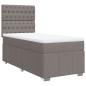 Preview: Boxspringbett mit Matratze Taupe 80x200 cm Stoff