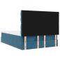 Preview: Ottoman-Bett mit Matratzen Dunkelblau 140x200 cm Samt