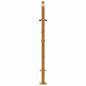 Preview: Gartentor 105x105 cm Wetterfester Stahl Wellen-Design