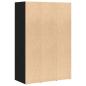 Preview: Bücherregal Braun Eichen-Optik 66x30x98 cm Holzwerkstoff