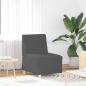 Preview: ARDEBO.de - Sessel Dunkelgrau 55 cm Cordstoff