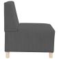 Preview: Sessel Dunkelgrau 55 cm Cordstoff
