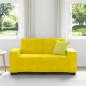 Preview: Zweisitzer-Sofa Gelb 120 cm Samt