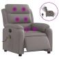 Preview: Massagesessel Elektrisch Taupe Stoff