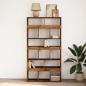 Preview: Bücherregal Altholz-Optik 100x33x187,5 cm Holzwerkstoff