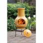 Preview: RedFire Gartenkamin Tampico Gelb 31x31x68 cm Ton